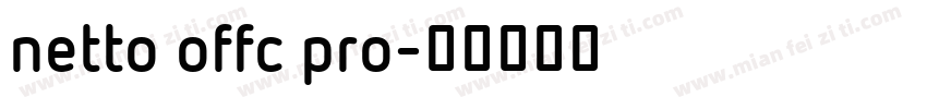 netto offc pro字体转换